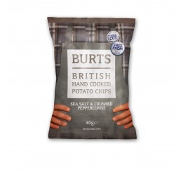 SALT & BLACK PEPPER BURTS CRISPS 150GRM