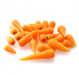 PEELED WHOLE CARROT PER 1KG PACK