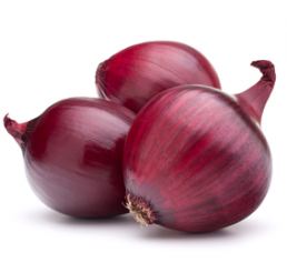 PEELED SLICED RED ONIONS PER 2.5KG